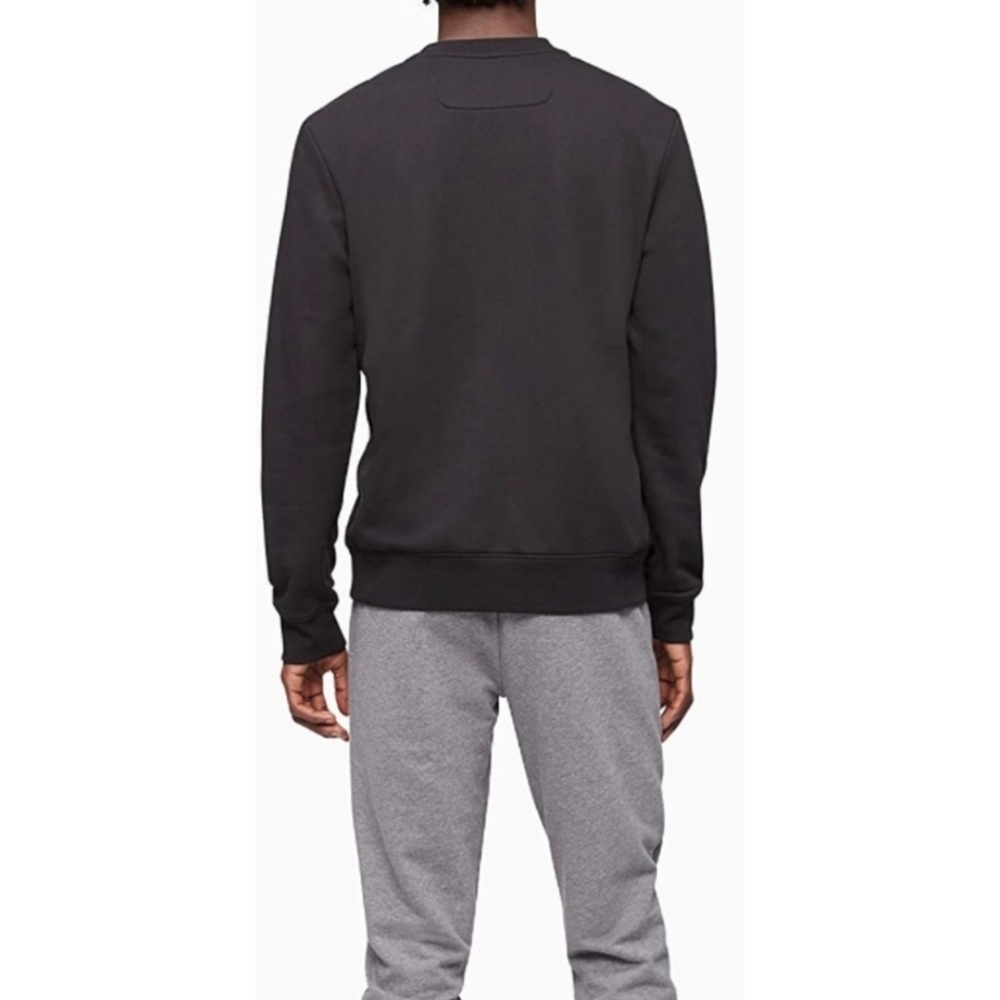 Calvin Klein Logo Long Sleeve Terry Crewneck Sweatshirt Medium - Picture 3 of 3